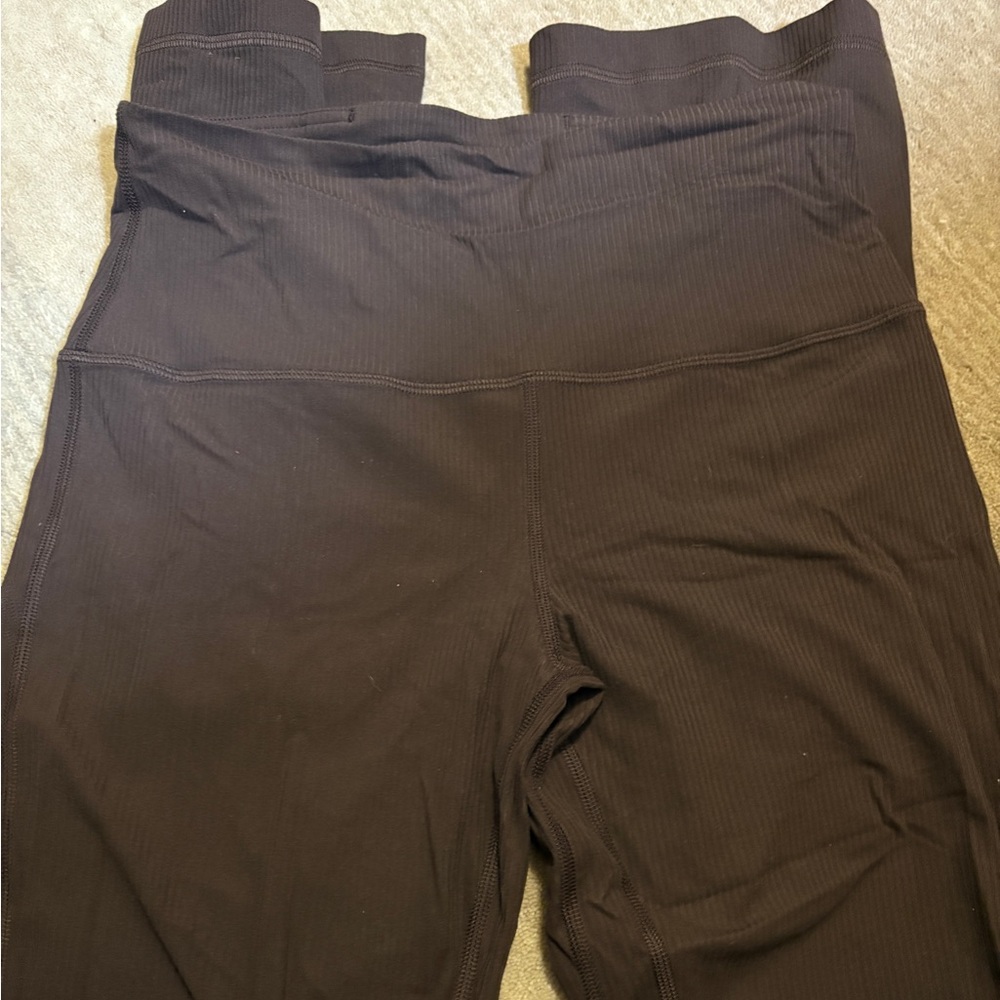 Lululemon Athletica Align Ribbed Flare leggings- regular